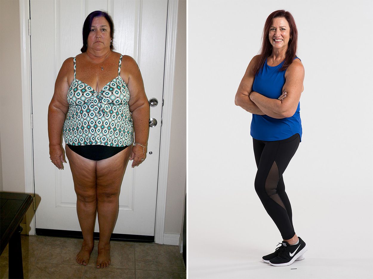 Before and after transformation